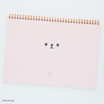 Pink bunny - 2017 Livework Piyo dated monthly desk scheduler 