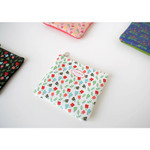 Licoco flower pattern small zipper pouch