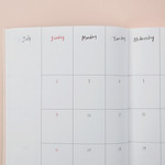 Monthly plan - 2017 Jstory Merci monthly dated diary notebook