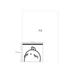 Bookcodi Molang zip lock small pouch