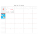 Monthly plan - 2017 Ardium Bling dated diary scheduler