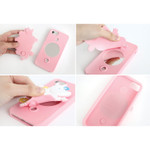 Detail of Moomin case for iphone 6 6S 7 with round mirror