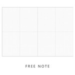 Free note - Dear my day one month undated diary 