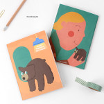 Warm bear - Dear my day one month undated diary 