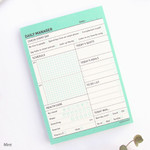 Mint - Schedule manager undated daily desk planner
