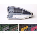 Byfulldesign Draw up a plan half zip around pencil pouch