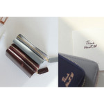 Detail of Think about w genuine leather small trifold wallet