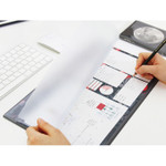 But today undated monthly planner paper with desk mat