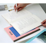 Colorful A5 size grid-lined class notebook