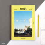 Yellow - Colorful B5 size grid-lined class notebook