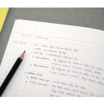 Colorful B5 size grid-lined class notebook