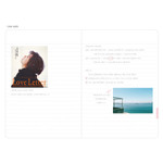 Line note - Positive small undated diary scheduler