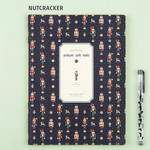 Nutcracker - Colorful pattern xlarge soft lined notebook 