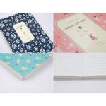 Colorful pattern xlarge soft lined notebook 