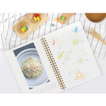 Blank - The classic gold  spiral notebook
