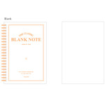 Blank - The classic gold spiral notebook