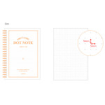 Dot - The classic gold spiral notebook