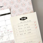 Yellow - Simple to do list sticky notepad