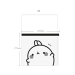 Size of Molang zip lock large pouch ver2