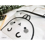 Curious - Molang zip lock large pouch ver2