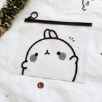 Hi - Molang zip lock large pouch ver2