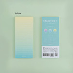 Yellow - Colorful Gradation Checklist Sticky Notes