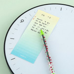 Usage example - Colorful Gradation Checklist Sticky Notes