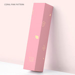 Coral pink pattern - Lapis spring edition paper pen case box