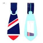 UK - Flag tie travel luggage name tag