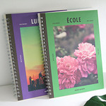 Spiral 1/4 grid notebook