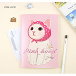 Pink hood - Choo Choo play lined notebook