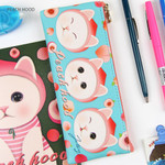 Detail of Choo Choo slim zipper pencil case