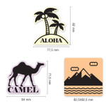 Size of Modern PVC water resistant point sticker