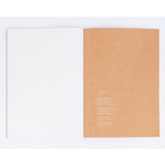 Earth sewn bound B5 lined notebook