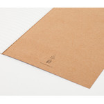 Detail of Vintage pattern sewn bound A5 plain notebook A 