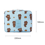 Size of travel mesh multi pouch bag packing organizer