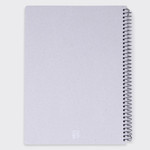 Mellow gray spiral lined notebook