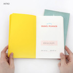 Intro - Recit de voyage travel planner notebook