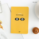 Yellow - Recit de voyage travel planner notebook