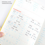 Personal data, Transportation