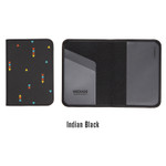 Indian black - Weekade pattern travel passport holder case 