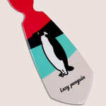 Lazy penguin - Lazy lounge tie travel luggage name tag Lazy penguin - Lazy lounge tie travel luggage name tag