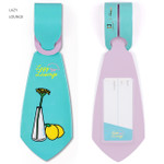 Lazy lounge - Lazy lounge tie travel luggage name tag