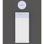 Lilac - Memo life for you checklist notepad