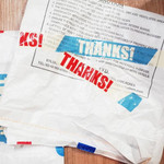 Usage Example of UNIVERSAL CONDITION Thanks Message Packing Tape