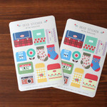 Gentle Wave retro miniature deco sticker sheets