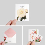 Detail of Flower illustration card set ver.3
