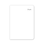 White A5 size plain notebook