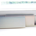 Gradation spiral undated weekly desk planner 