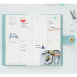Weekly plan - 2018 Rainbow small dated diary